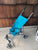 Cosco Teal pop up stroller