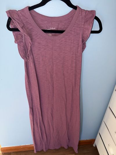 Universal Thread Mauve short ruffle sleeve mid length dress Women's - XS