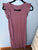 Universal Thread Mauve short ruffle sleeve mid length dress Women's - XS