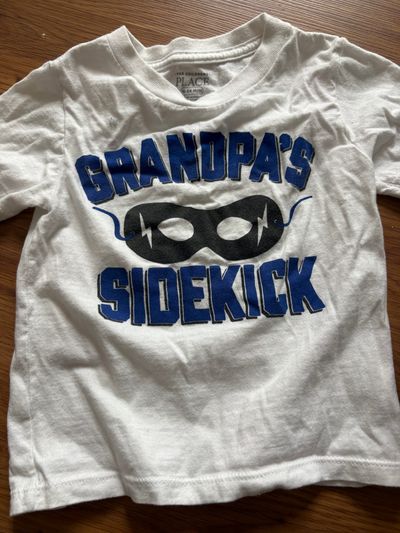 The childrens place Grandpas sidekick tee 18-24 Months