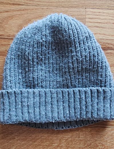 Zara Unit sex knit hat in gray double layers cozy and warm