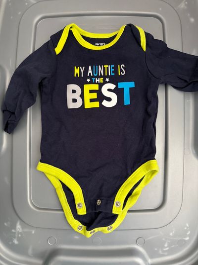 Carters My Auntie is the Best Onesie  3 Months