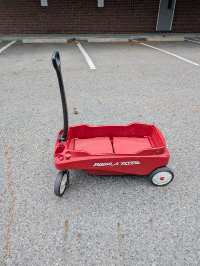Radio flyer red wagon 2 seater mint condition