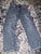 OAT Rhinestone bow light wash wide leg jeans Women's 10