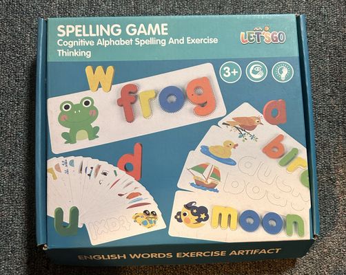 Let's Go Cognitive Thinking Alphabet Spelling Exercise Game Puzzle