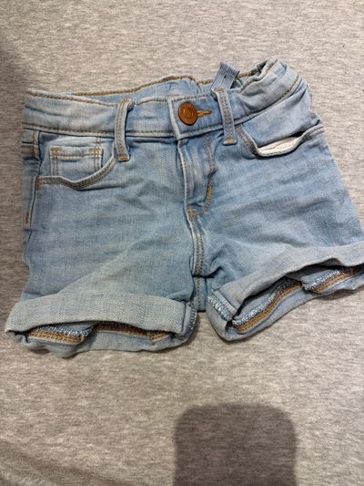 Old Navy Adjustable Waist Cuff Denim Shorts  4T