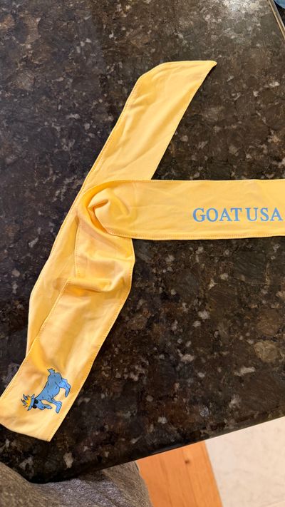 GOAT Yellow headband
