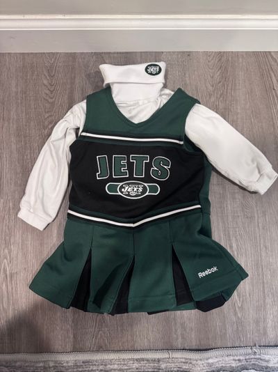Jets dress combo Jets dress combo with onesie underneath - 24 months 24 Months