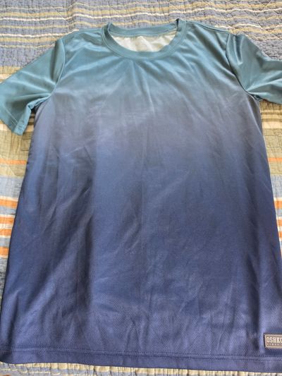 OshKosh Size 14 Blue Ombre DriFit Shirt 14-16