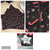Pixie lane Christmas Black candy canes onesie 10-12