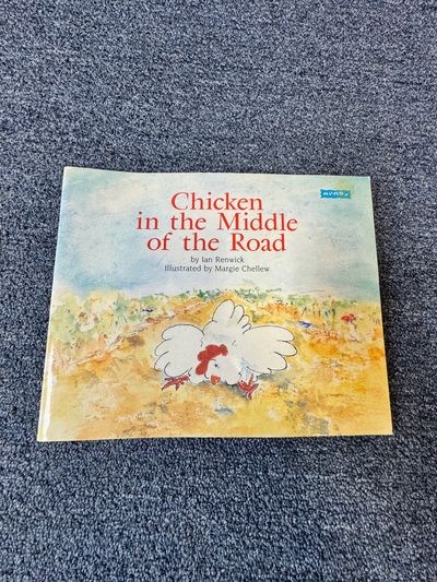 Chicken in the middle of the road
