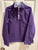 Champion Half zip purple fleece sweatshirt 7-8