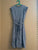 Slate Blue Crepe Dress Size 12-13 10-12