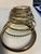 Wide wrist 8inch stackable gold tone bangles Set of 10 gold tone mixed design stackable bangles