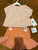 Nike NEW 2 piece skort set peach color 3T