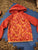 Nike Dry Fit red and orange patterned pullover hoodie. 5T/5