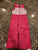 The North Face pink insulated girls' snow bibs. The North Face pink insulated girls' snow bibs. 4T