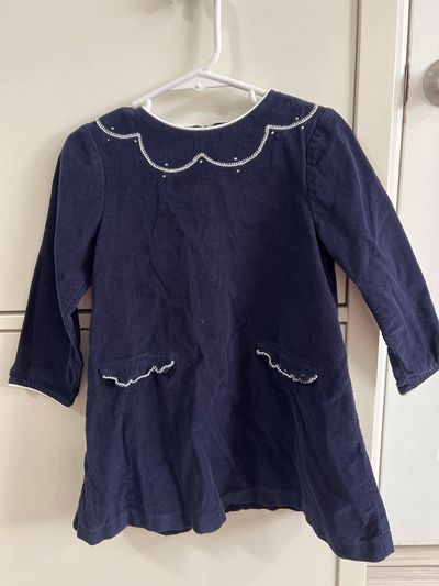 Petite Bateau Blue dress 2T