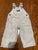 Osh kosh bgosh Off white colored overalls 6 Months