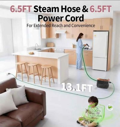 Steam Cleaner for Home & Car Brand New Multiple Attachments Included for Cleaning
