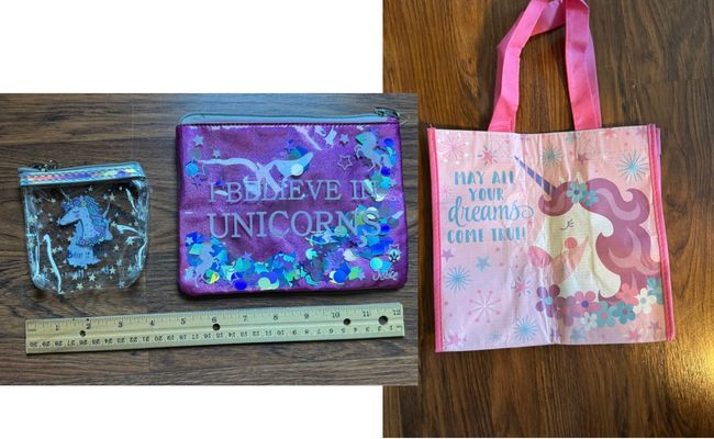 Believe in unicorns 3 bags