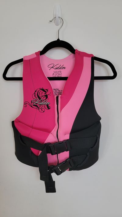 Kidder Life Jacket-weight 50-90 lbs/chest size 25-29-uscg approved