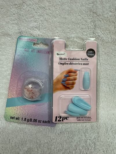 Brand New Nail set and nail charms Brand New Nail set and nail charms