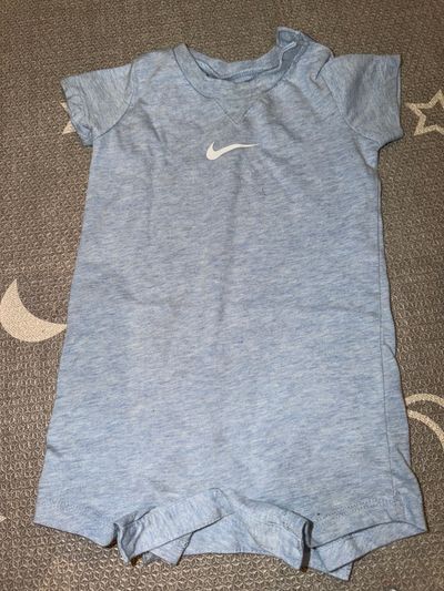 Nike Nike Light blue short sleeve romper 3-6 Months