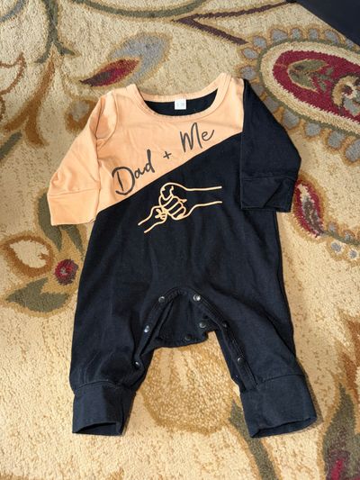 One piece outfit Dad and me long sleeve outfit 0-3 Months