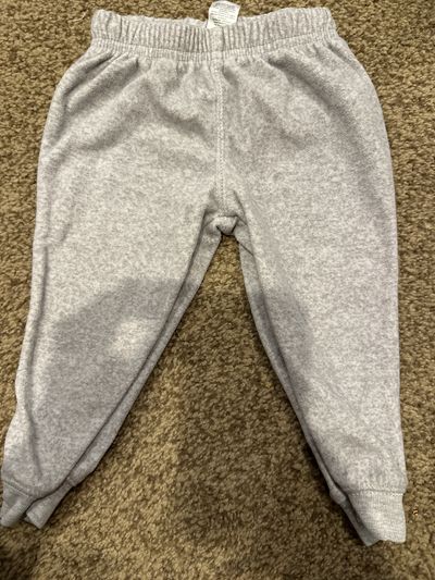 Carters gray fleece pants  12 Months