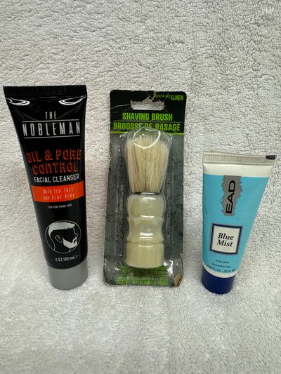 New Mens care.Face wash shower gel shave brush New Mens care.Face wash shower gel shave brush