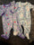 Carters fleece pajamas size 0-3m Zoo animals and hearts 0-3 Months