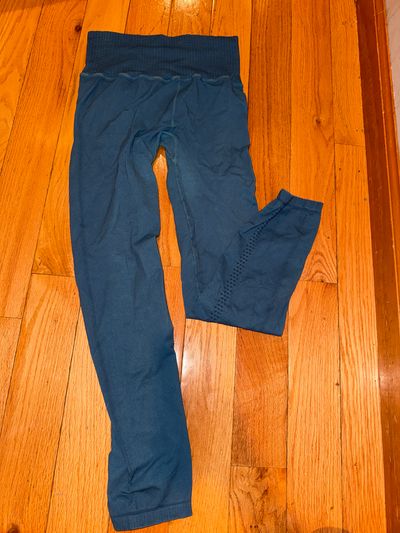 Free People Movement Size M/L good karma teal leggings Women's - M