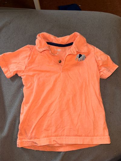 Simple Joys by Carters Peach polo tee 2T