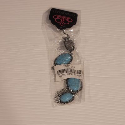 Paparazzi Statement Blue Turquoise Braclet