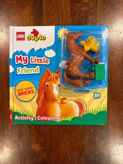 NEW Lego Duplo book With duplo toy attached