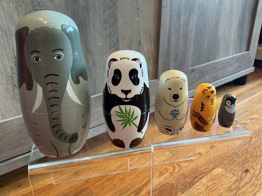 Nesting Dolls Wooden animal nesting dolls