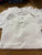 Carters Plain white short sleeve onesies 12 Months