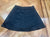 Black satin mini skirt  Women's - M