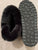 J Mark WORN ONCE. Black suede like with faux fur. 7 (Adult)
