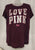 VICTORIA SECRET SPORT SHIRT Burgundy color like NEW Women's - S