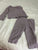 Little peanut Purple stripped long sleeve pjs 3-6 Months