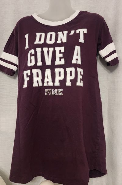 VICTORIA SECRET PINK Burgundy top like NEW Women's - M