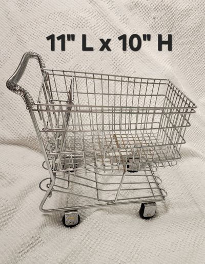 METAL SHOPPING CART For doll