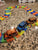 Endless track combination. With 3  cars Endless track combination. With 3  cars
