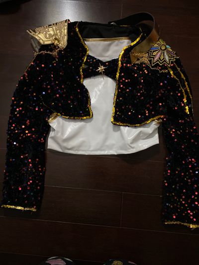 K pop demon K pop demon Rumi white shirt and sequin jacket. Fits Like 6x 6T/6