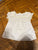H&M logg off white peasant top sz 6  Junior M - 6