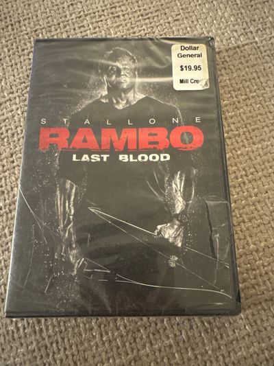 Brand new Rambo last blood sealed DVD