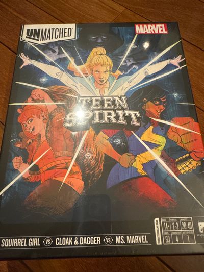 Brand new unmatched, Marvel teen spirit game Retail for over $20