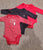 Various 3 x bodysuits 0-3 Months